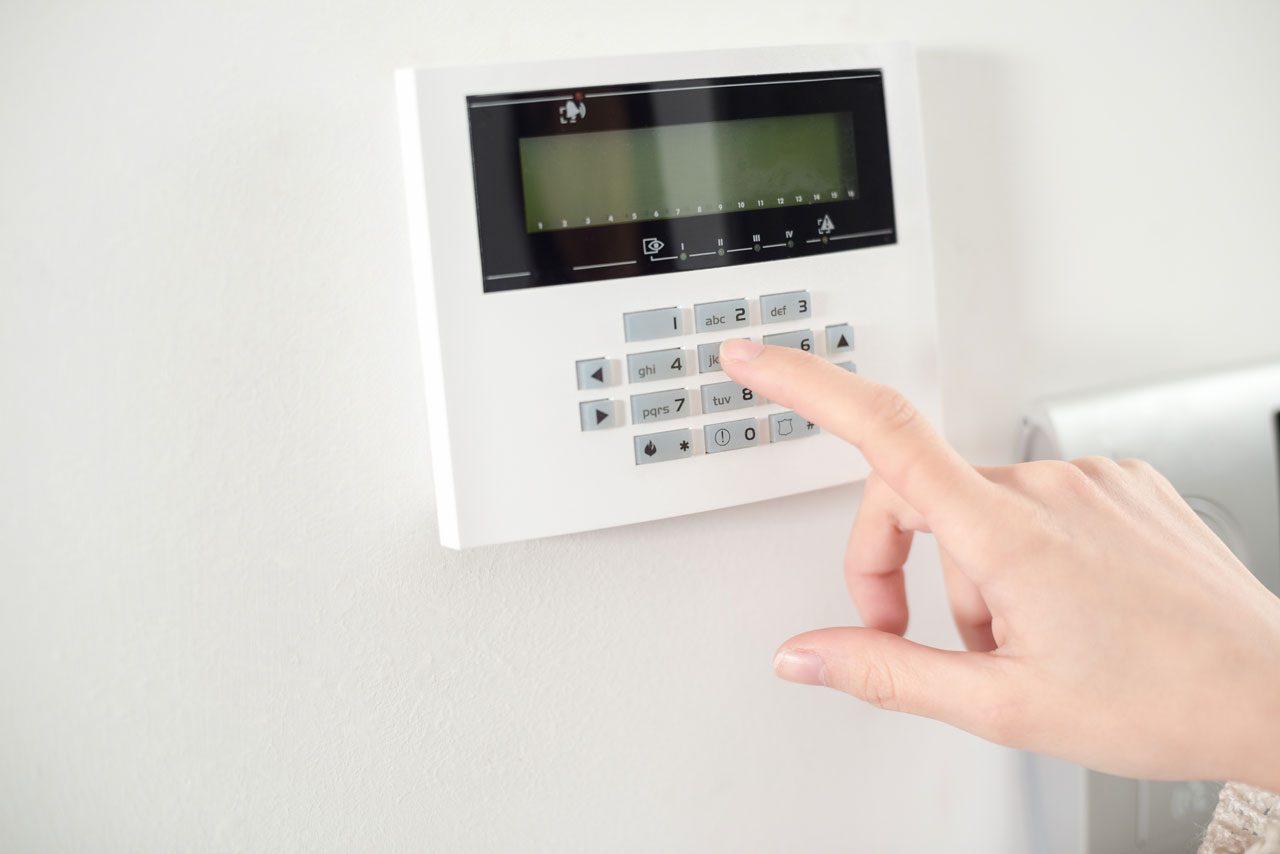 Clavier de commande d'une alarme anti-intrusion